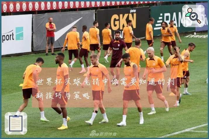 世界杯买球竞猜中你需要知道的判断技巧与策略